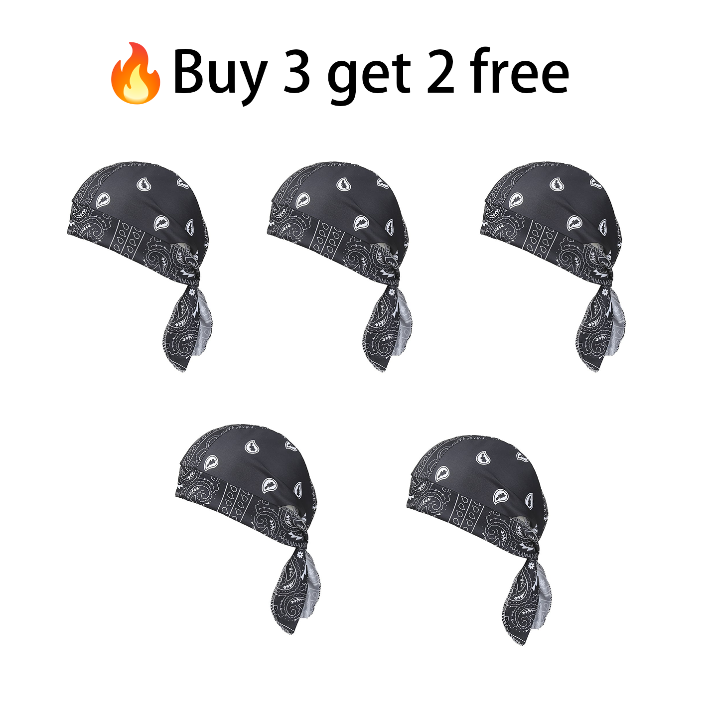 Elastic fabric cycling headband/cap