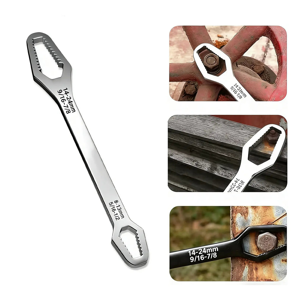Non-slip multi-functional wrench