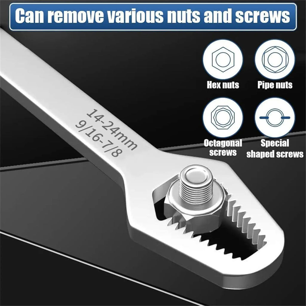Non-slip multi-functional wrench