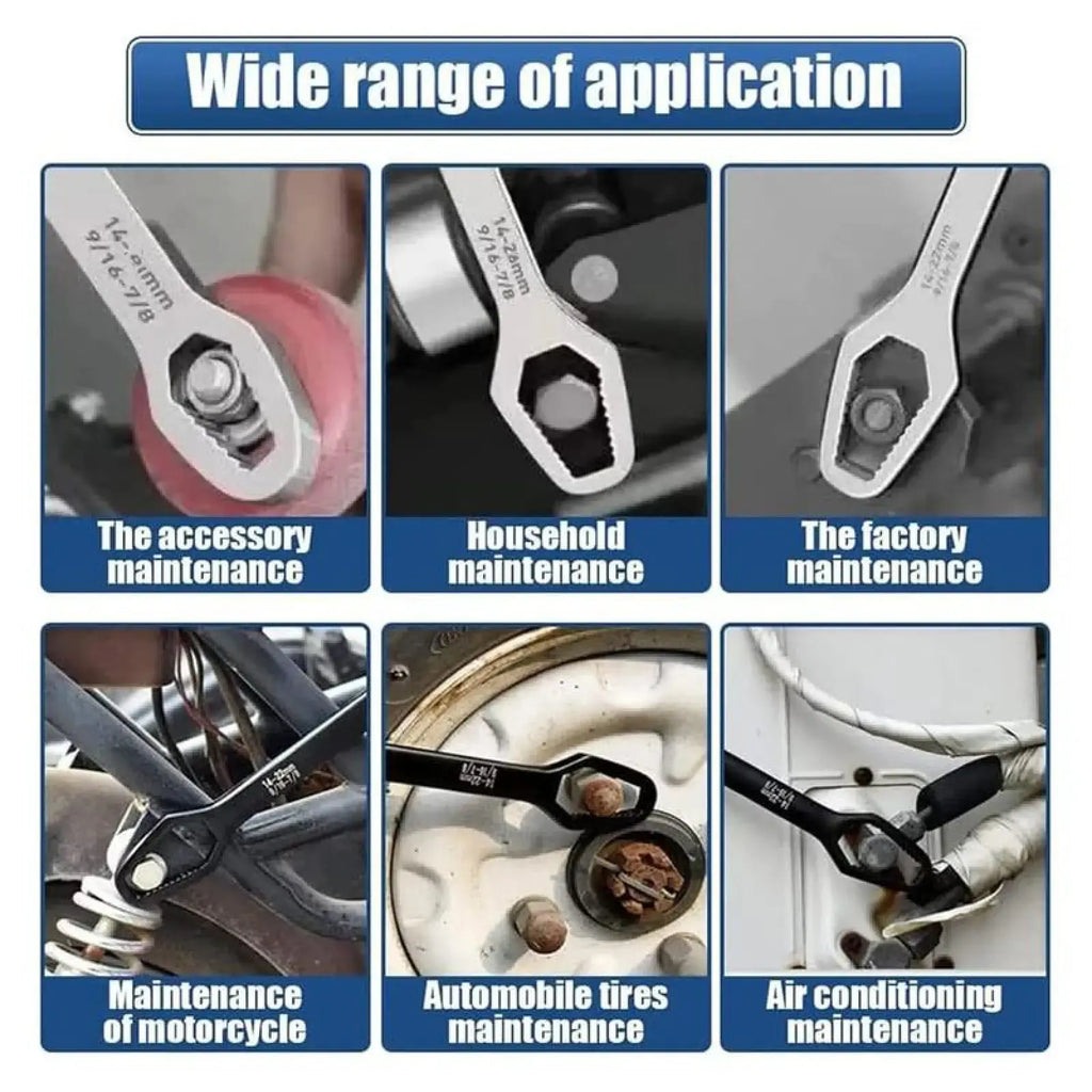 Non-slip multi-functional wrench
