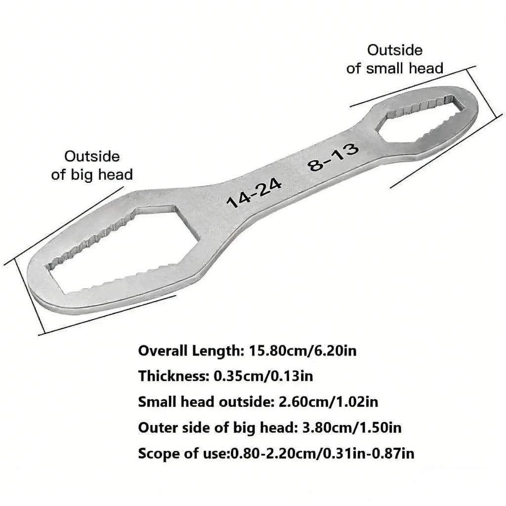 Non-slip multi-functional wrench