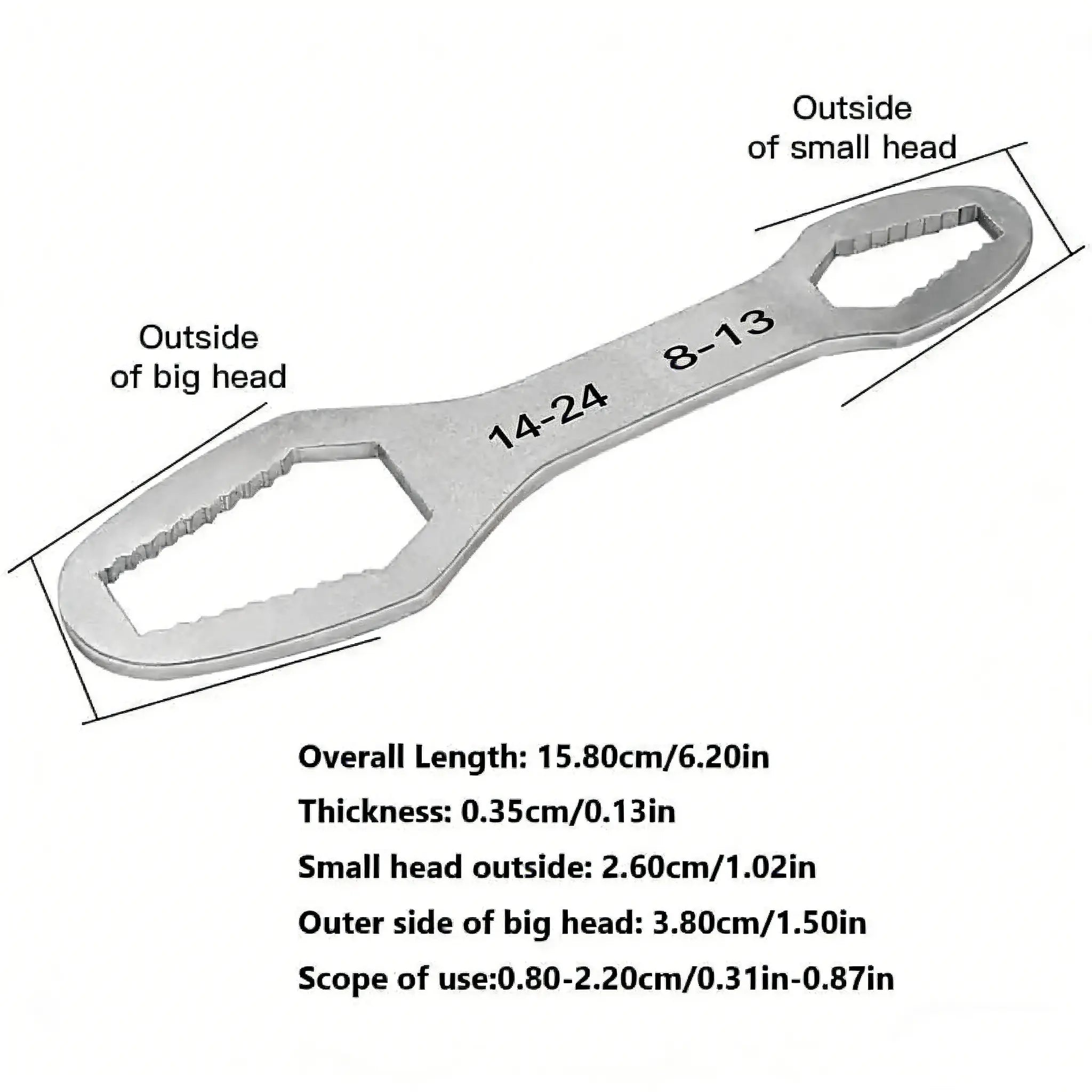 Non-slip multi-functional wrench