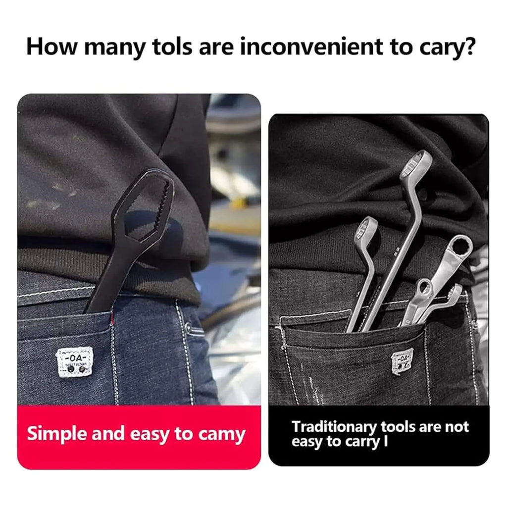 Non-slip multi-functional wrench