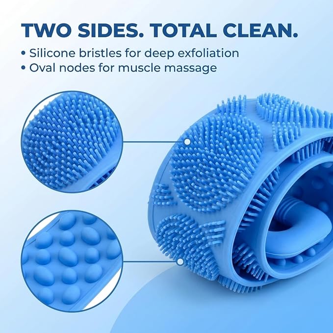 ReachClean Dual-Sided Silicone Back Scrubber