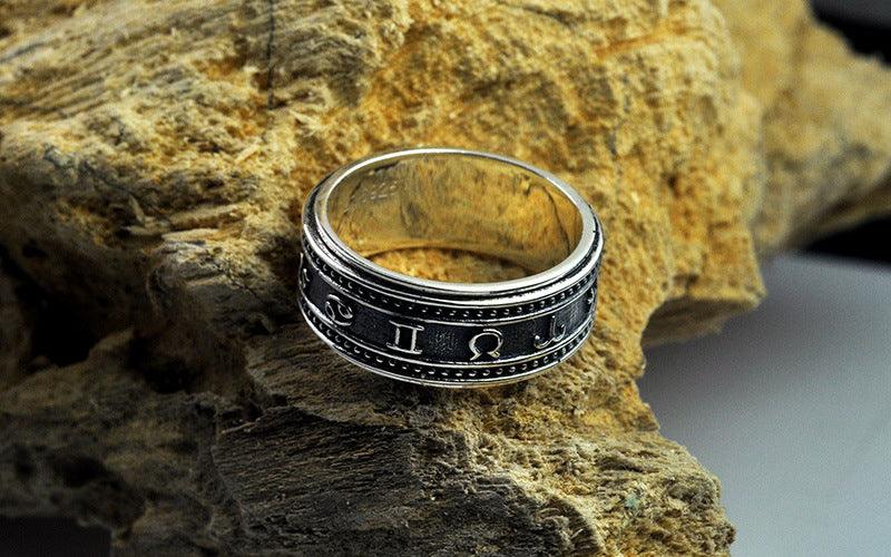 Twelve Constellations Rotating Ring