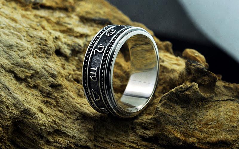 Twelve Constellations Rotating Ring