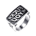 Personalized letter ring