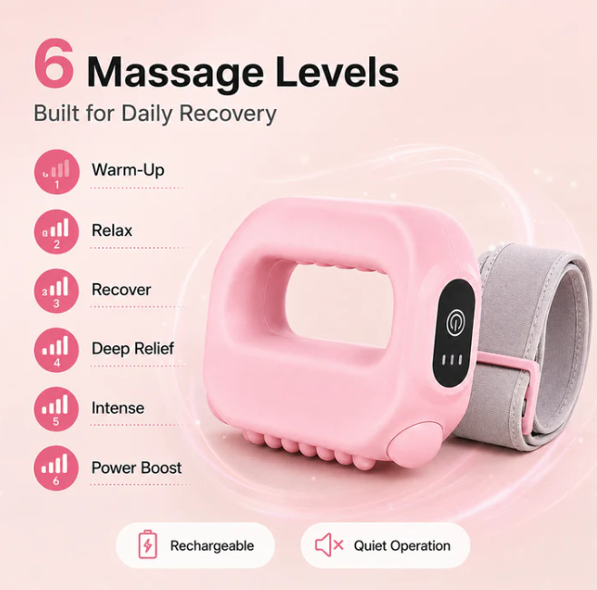 Hands-free fascia massager