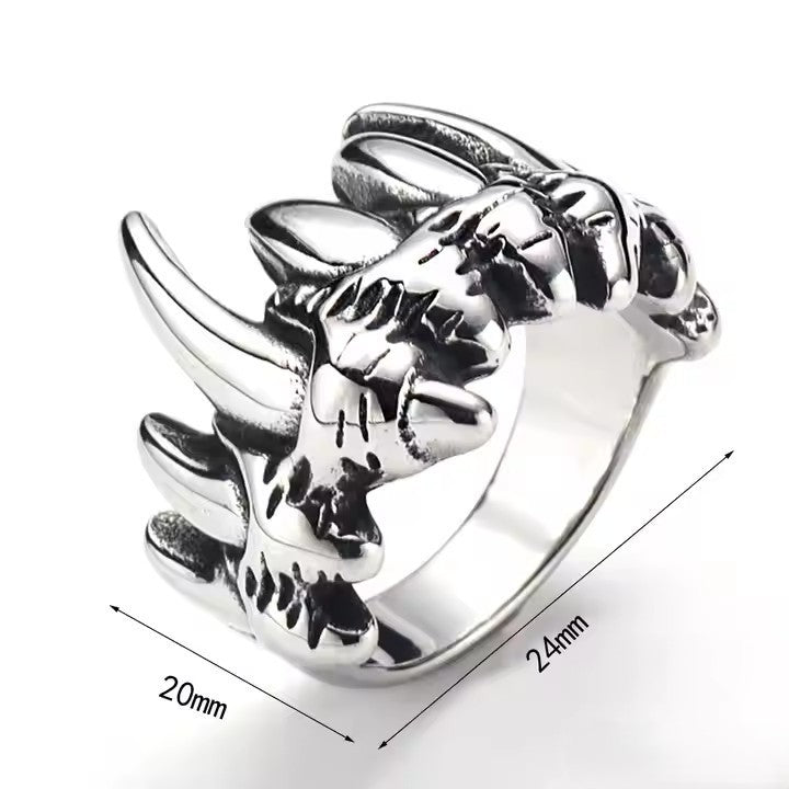 Gothic tusk ring