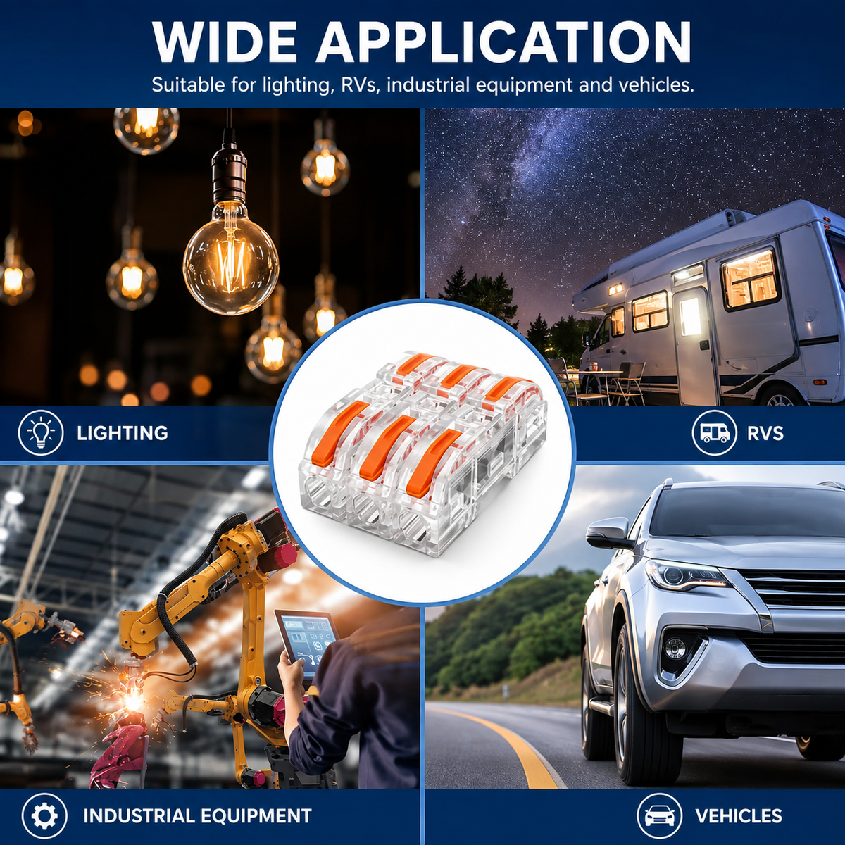 Quick Lever Wire Connectors – Faster
