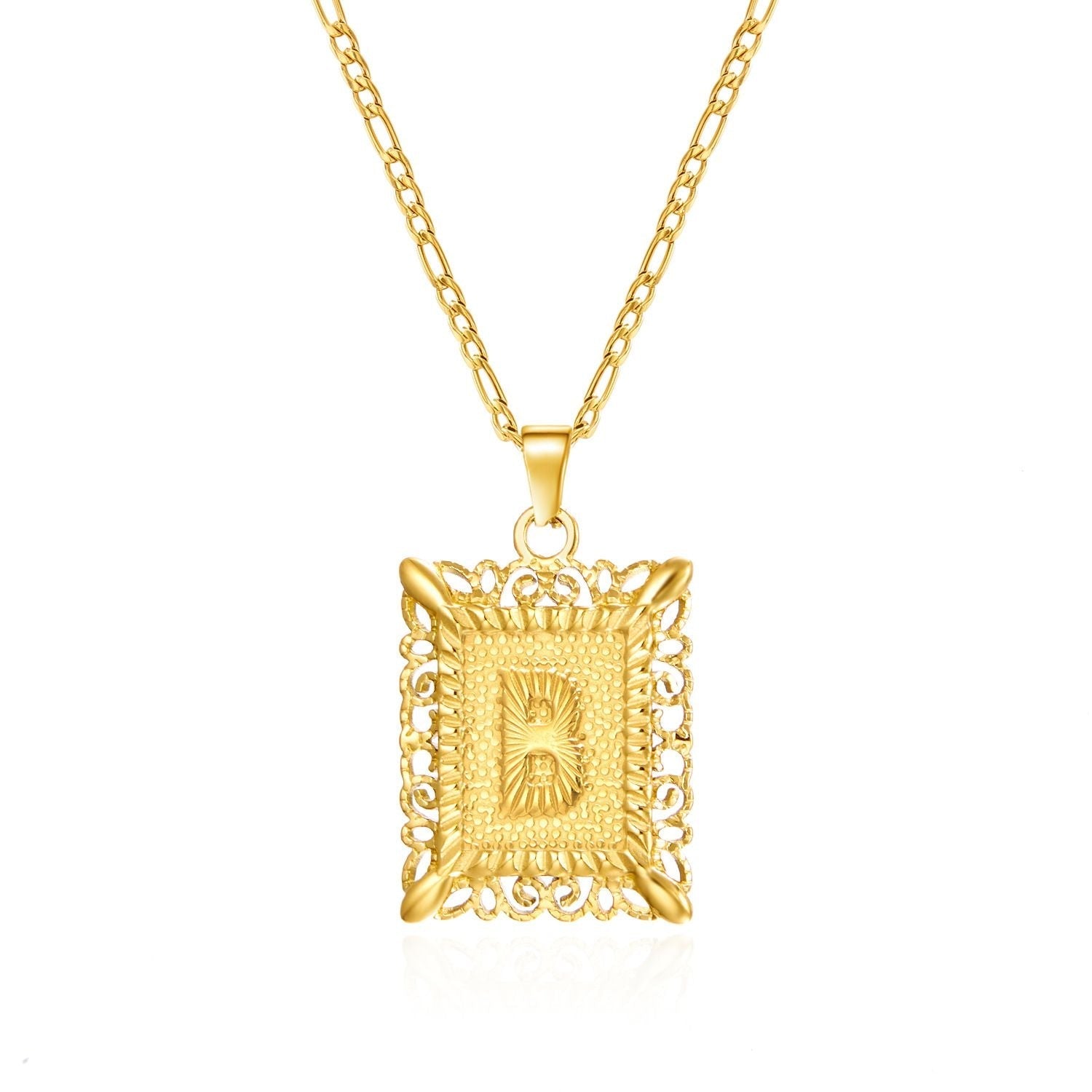 Letter Tag Necklace