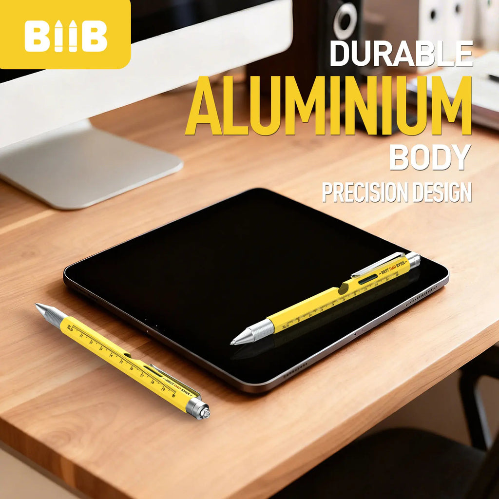 9-in-1 LED Multi-Tool Pen with Level