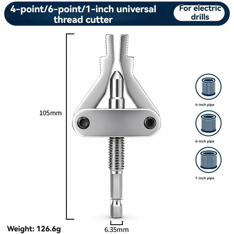Universal Broken Pipe Thread Extractor – Remove Stuck Pipe Fragments with Less Effort