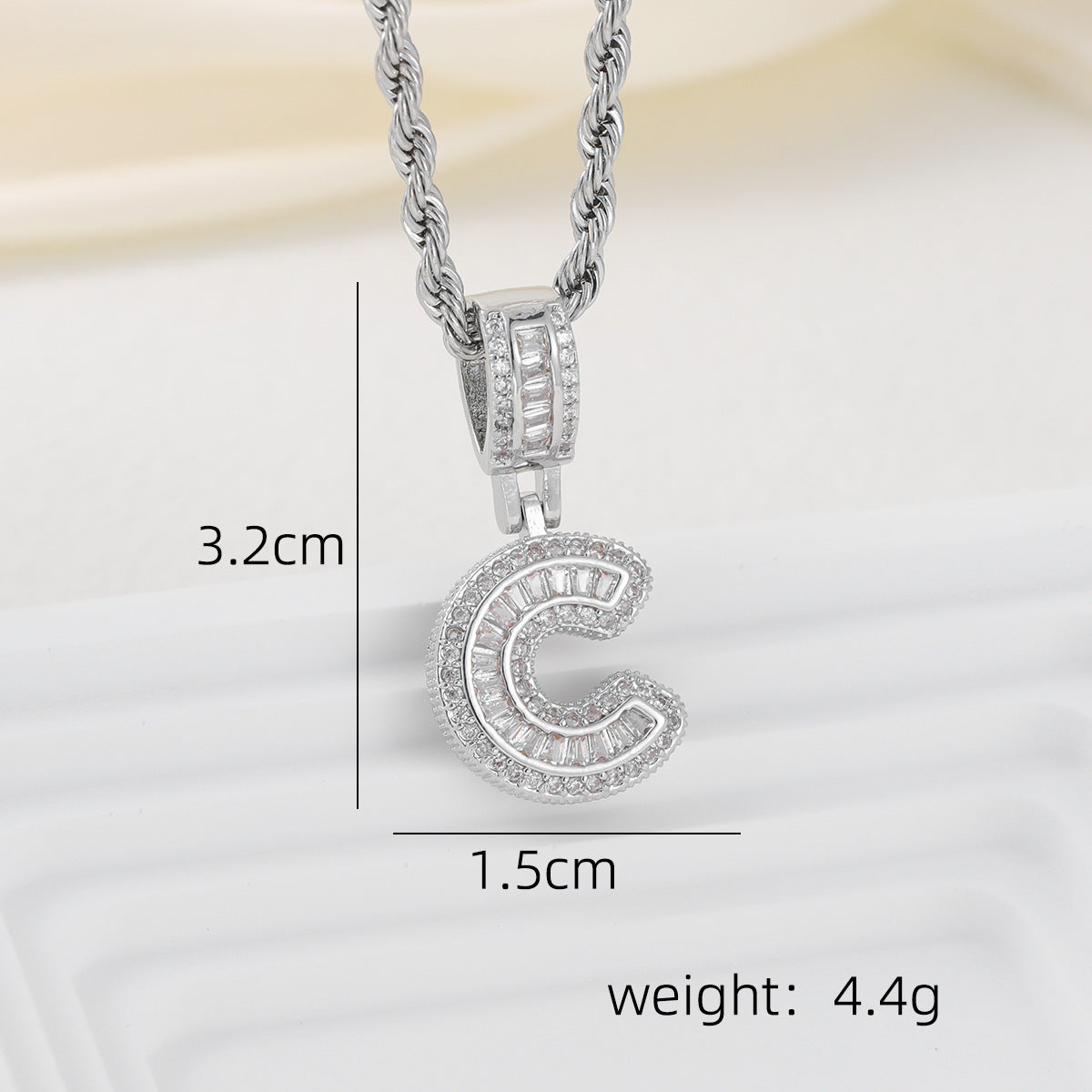 Alphabet Pendant Necklace