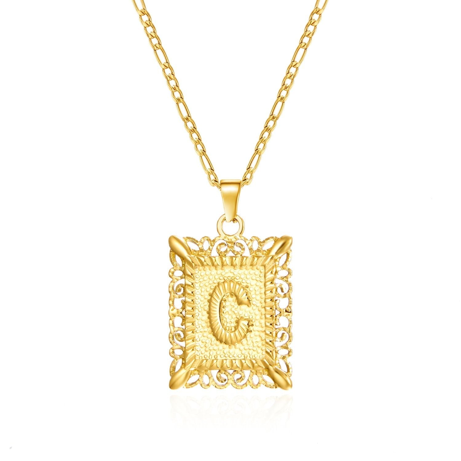 Letter Tag Necklace