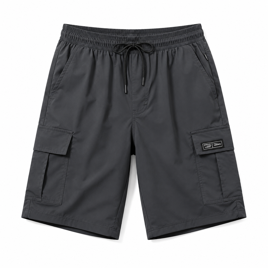 Men’s Cargo Utility Shorts – Lightweight Relaxed Fit Summer Streetwear Shorts