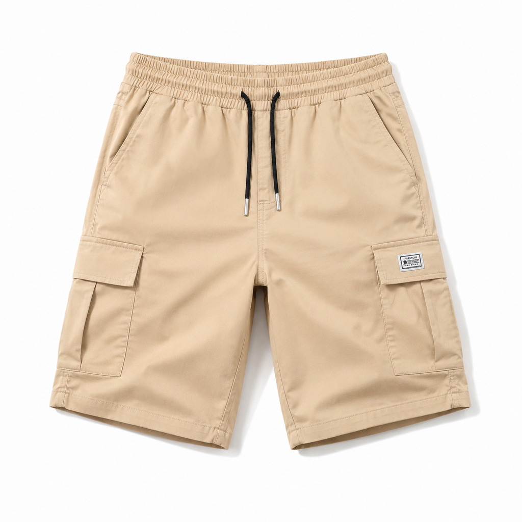 Men’s Cargo Utility Shorts – Lightweight Relaxed Fit Summer Streetwear Shorts