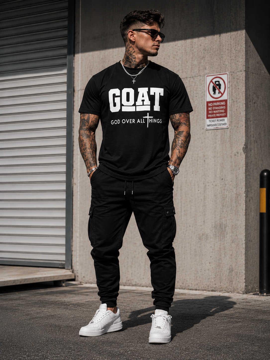 Men’s GOAT Graphic T-Shirt – Casual Streetwear Short Sleeve Tee