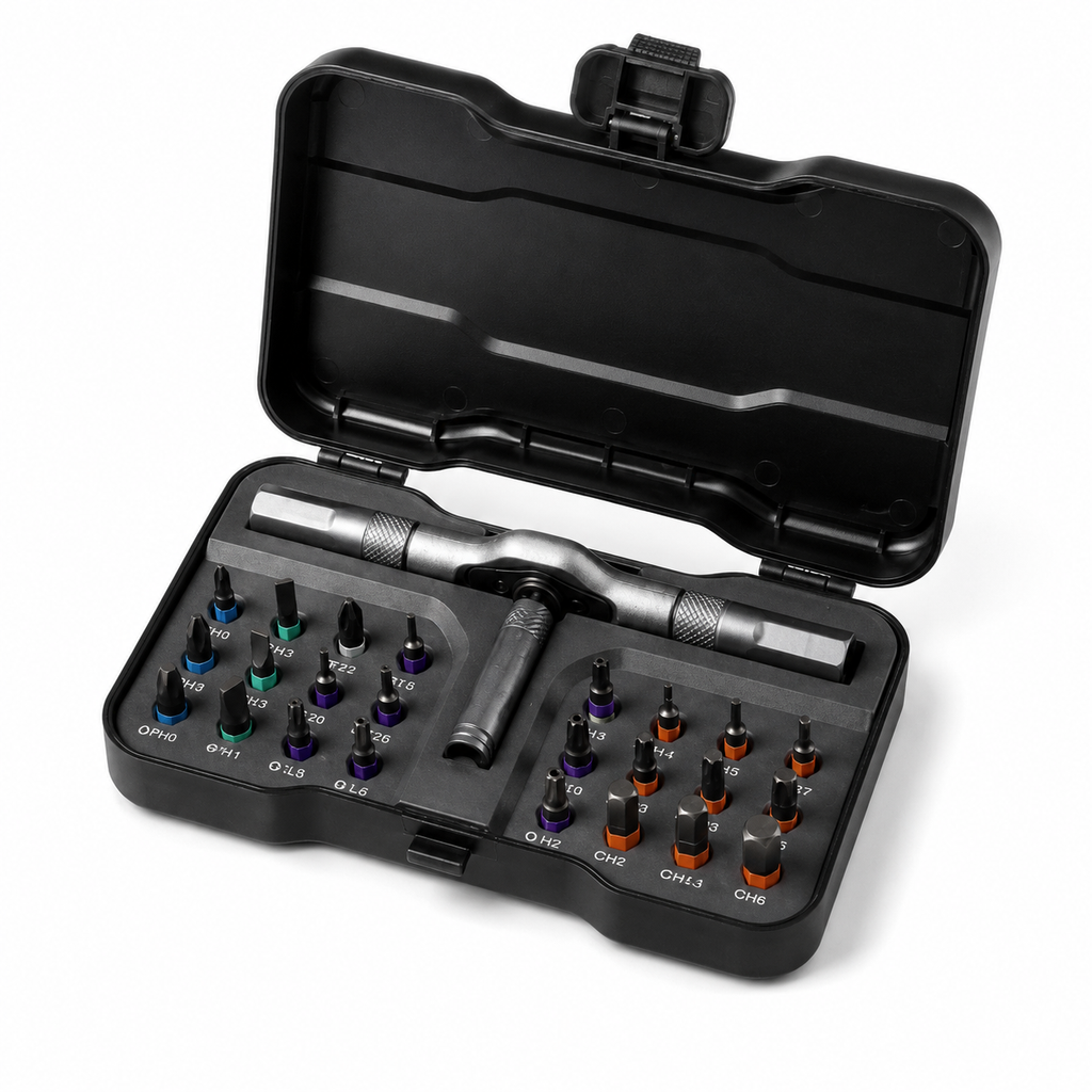 TorqueFlex Ratchet Driver Tool Kit