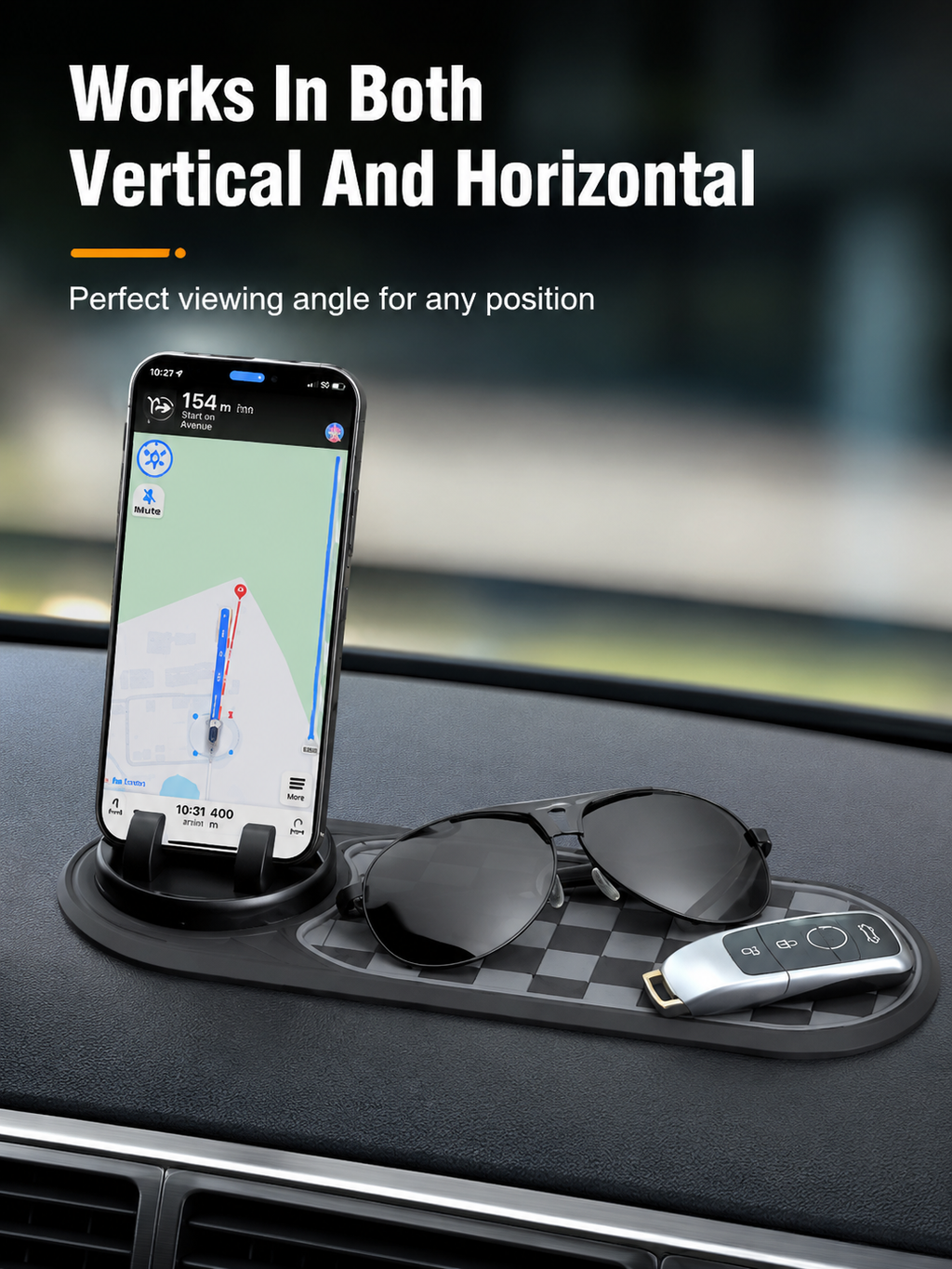 DashGrip Phone Holder &amp; Storage Mat