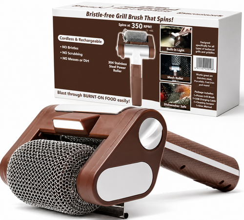 ElectricSpin BBQ Grill Cleaner