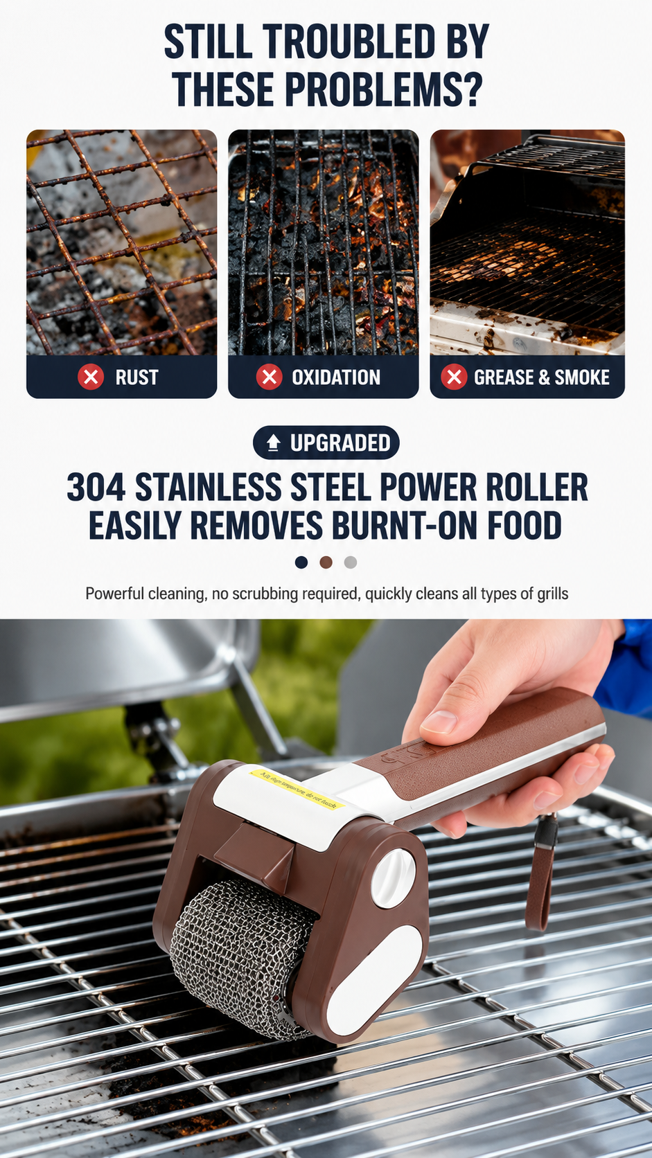ElectricSpin BBQ Grill Cleaner