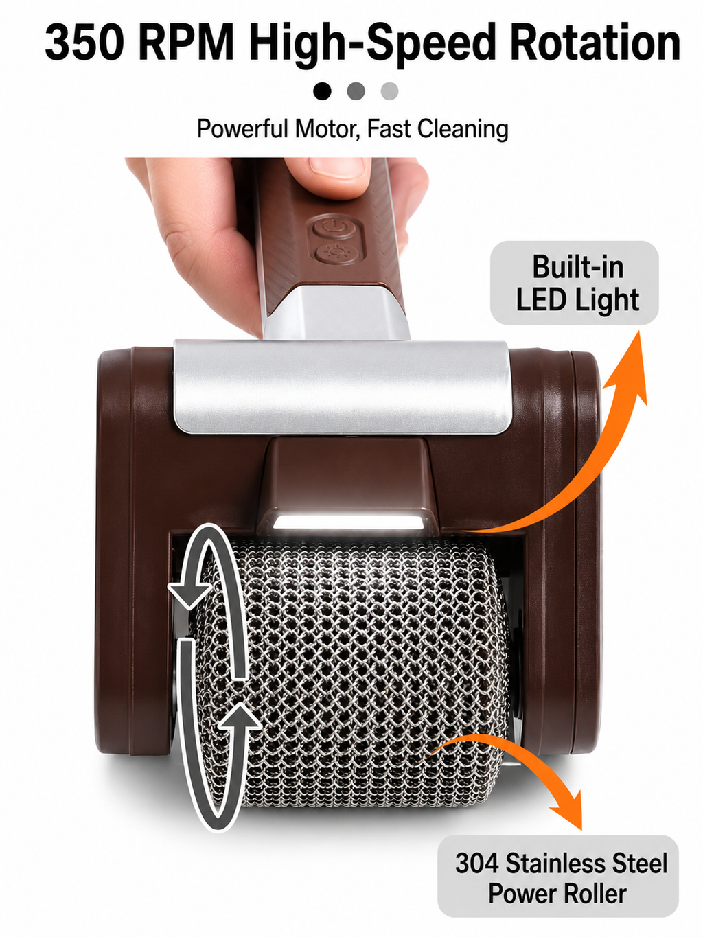 ElectricSpin BBQ Grill Cleaner