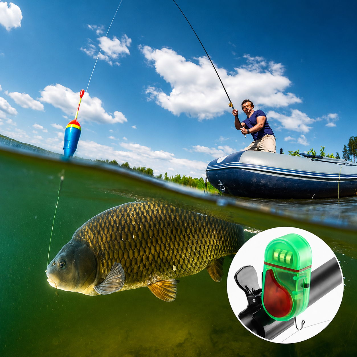 BiteAlert Clip-On Fishing Alarm