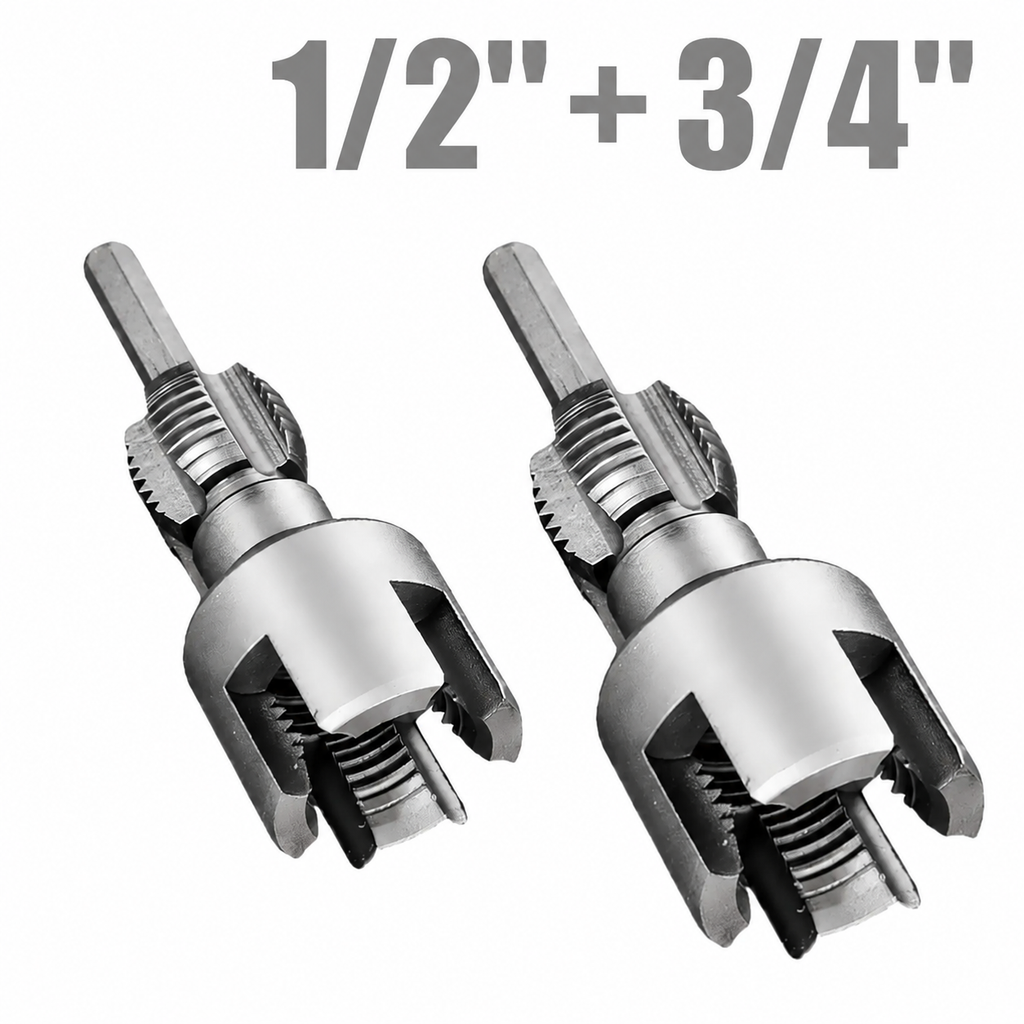 ThreadPro 2-in-1 Plastic Pipe Threading Tool