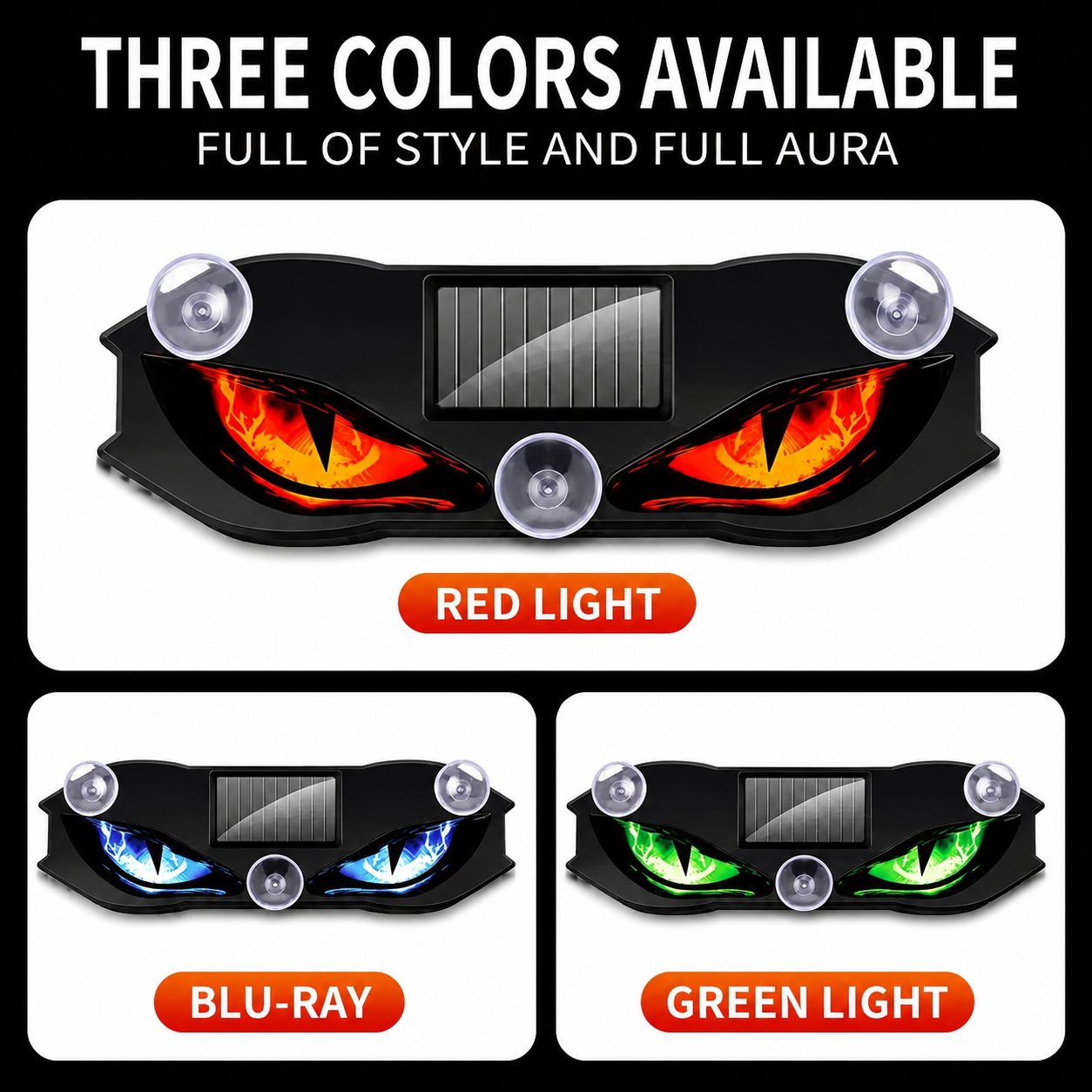 DemonGlow™ Solar LED Evil Eye Car Light