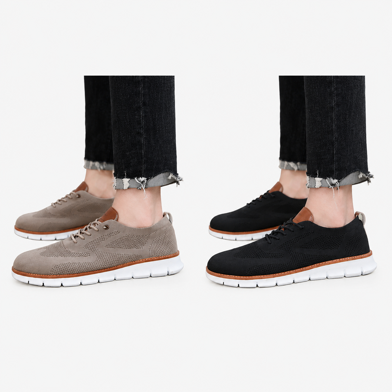 Men’s Knit Business Casual Sneakers
