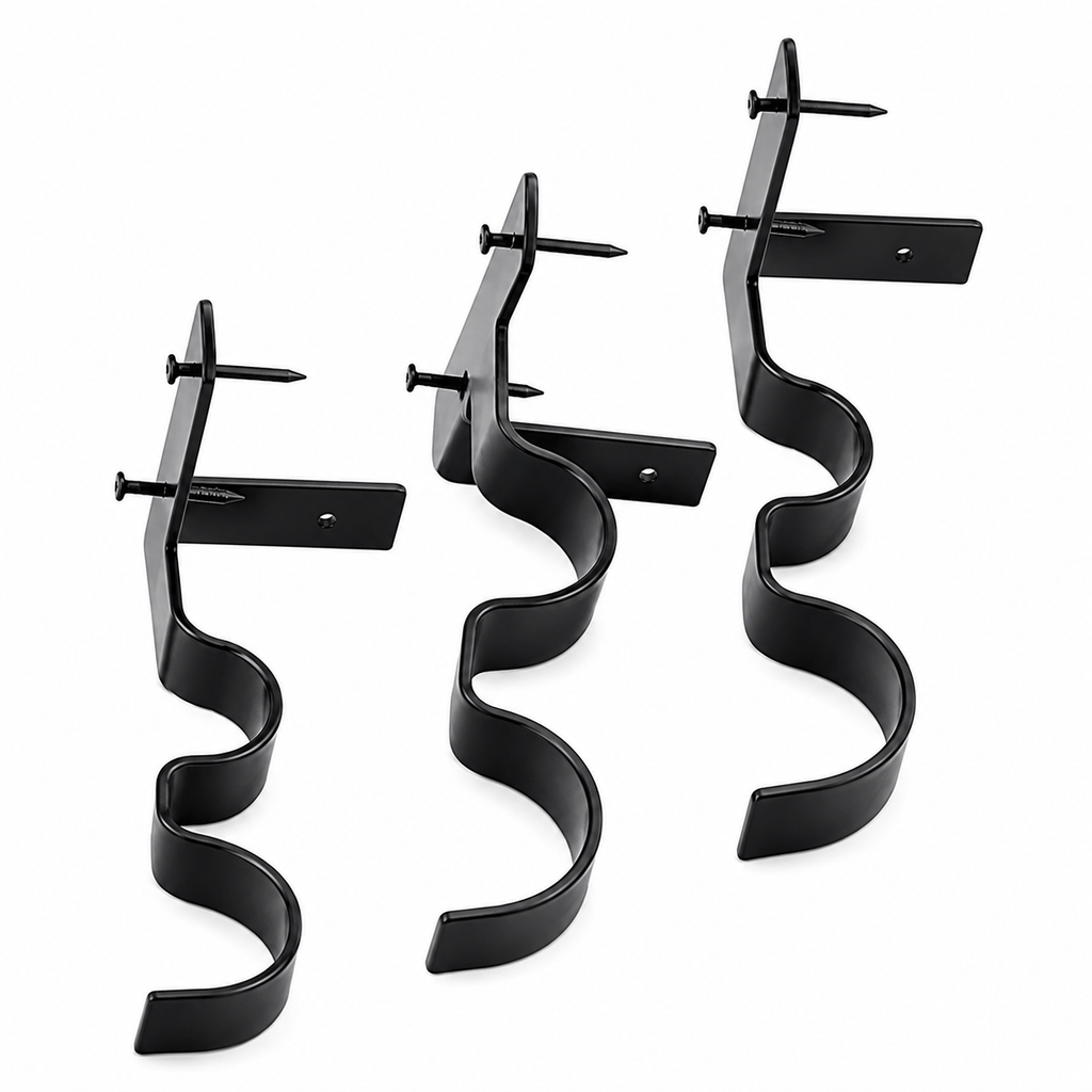 TrimLock No-Drill Curtain Rod Brackets