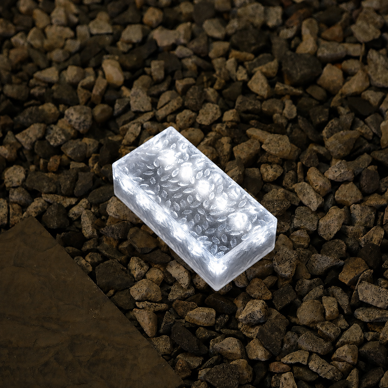 CrystalGlow Solar Ice Cube Garden Lights