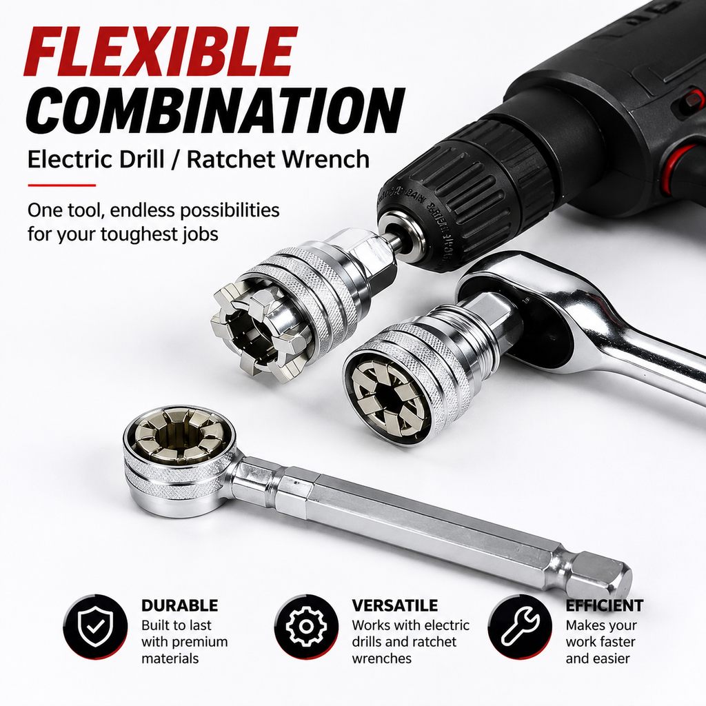 Adjustable Universal Socket Tool