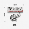 3D Fishing Special Edition Car Emblem