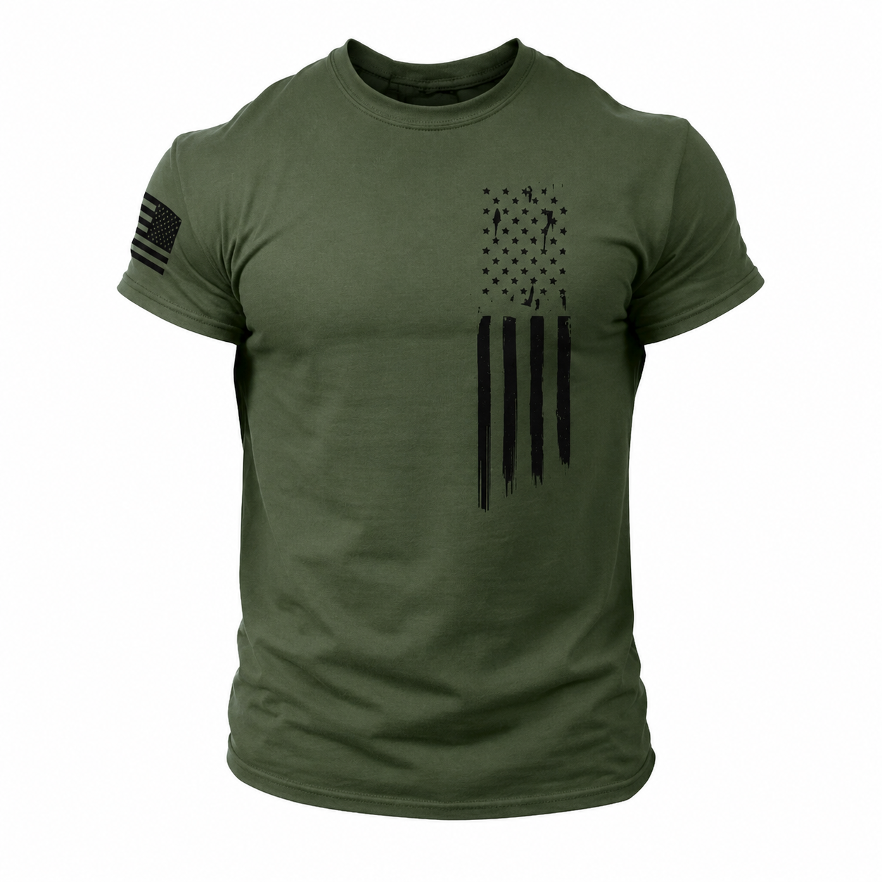 Mens Patriot Print Comfort Tee