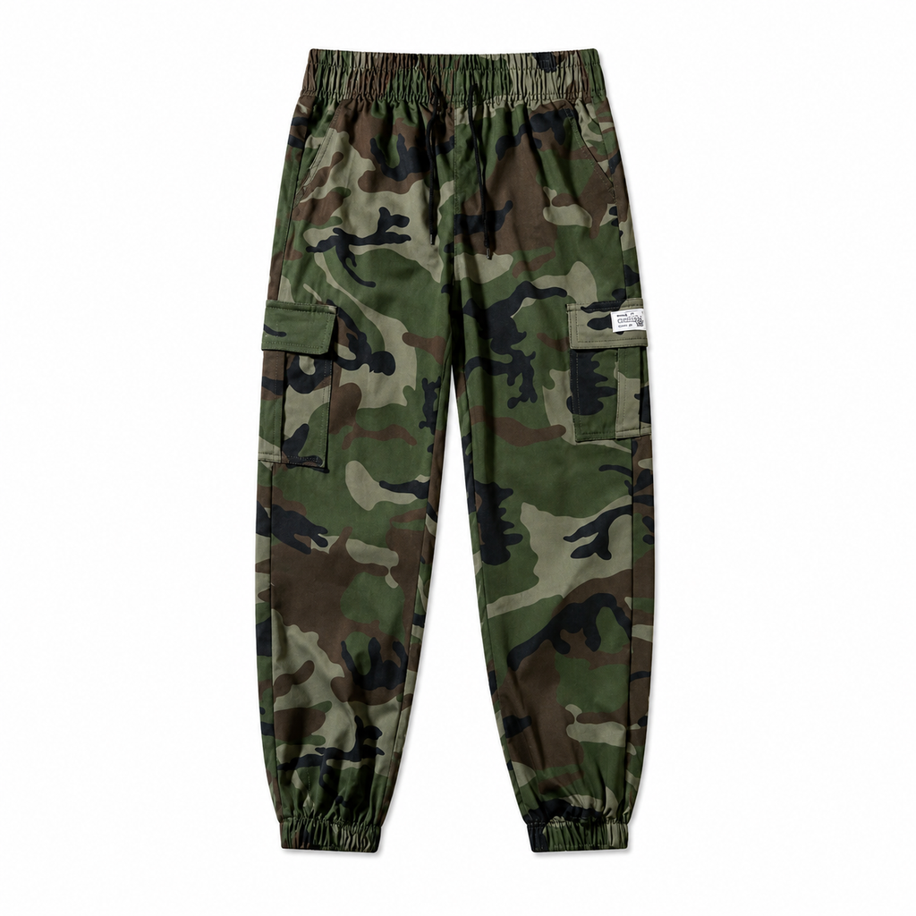 Mens Urban Camo Cargo Joggers