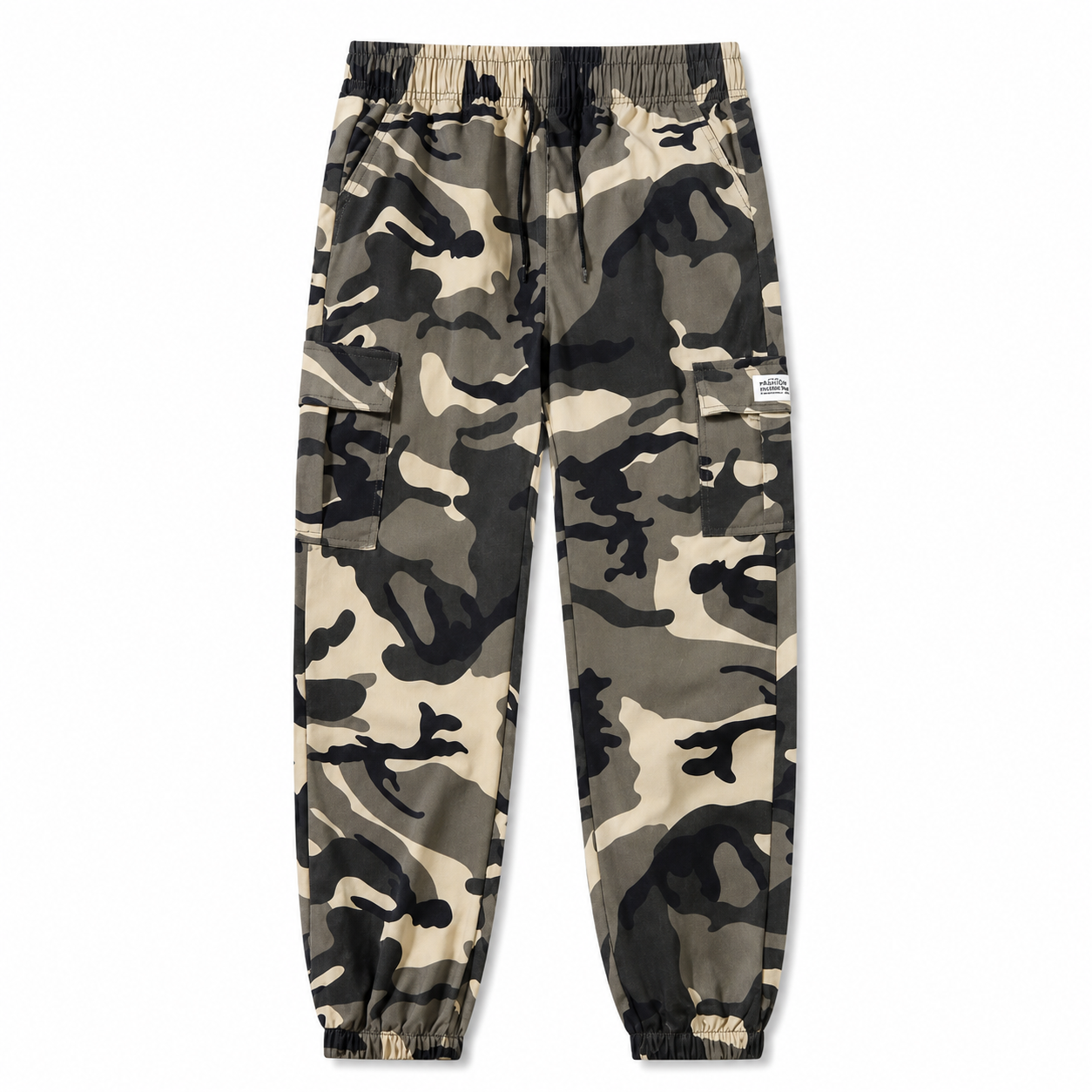 Mens Urban Camo Cargo Joggers