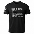 Mens Service-Proven Checklist Graphic Tee