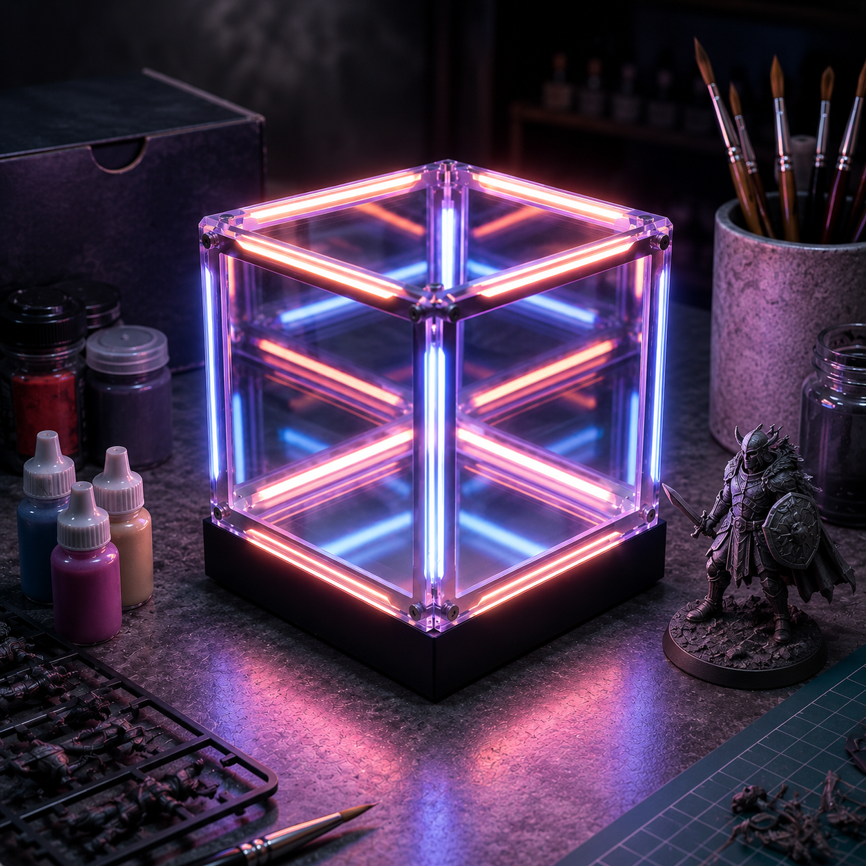 InfinityGlow Miniature Display Cube