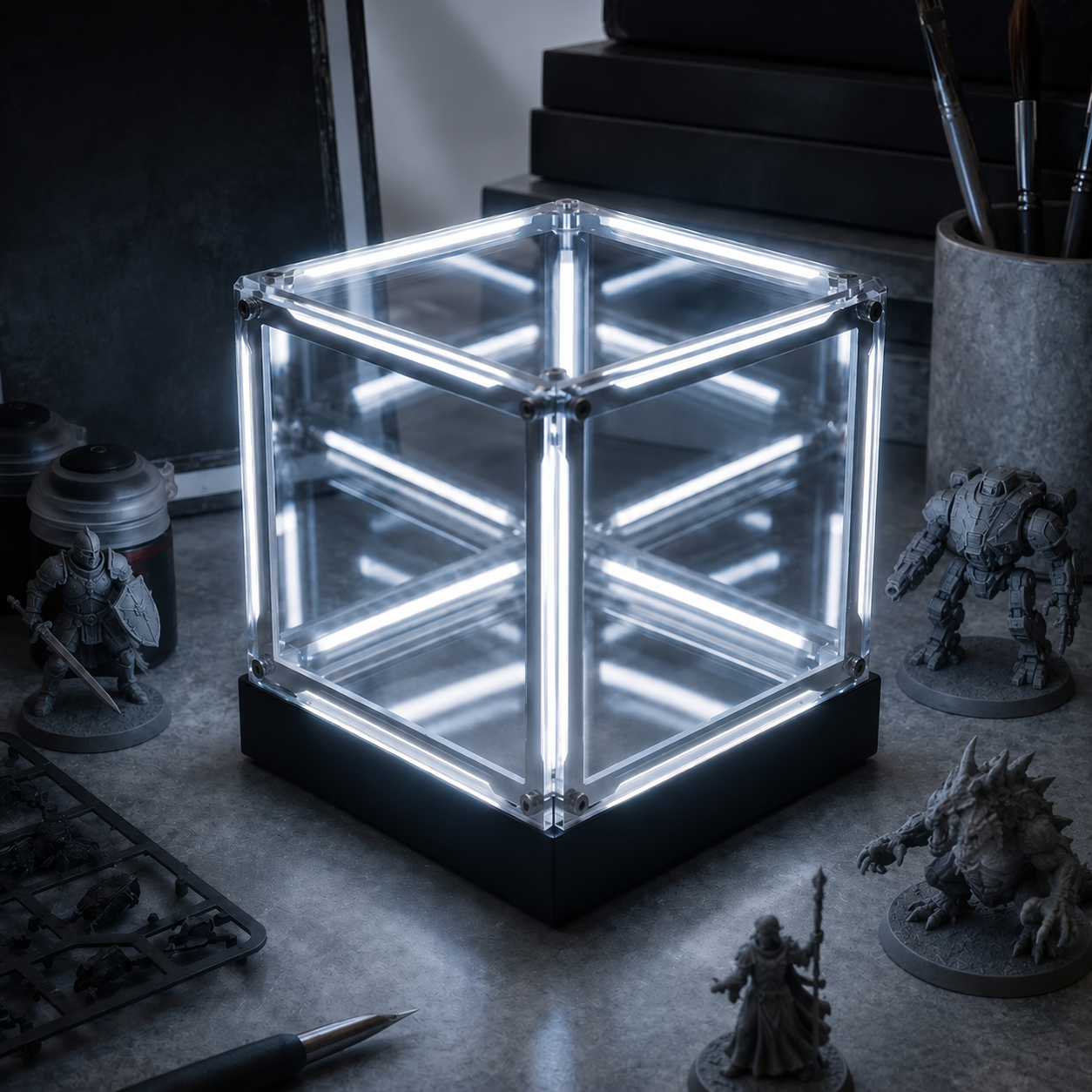 InfinityGlow Miniature Display Cube