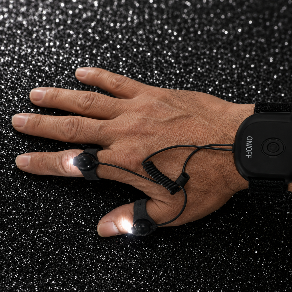Hands-Free Finger Beam Flashlight