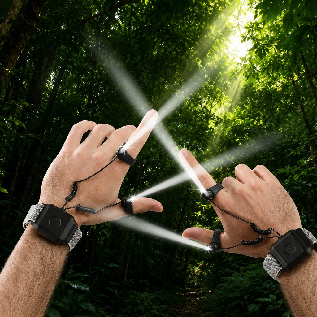 Hands-Free Finger Beam Flashlight
