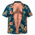 Mens Beach Belly Illusion Party Shirt