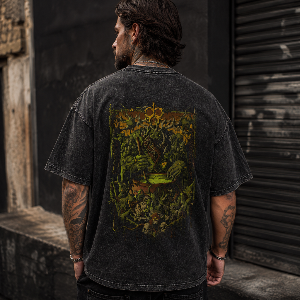 Mens Dark Grove Monster Graphic Tee