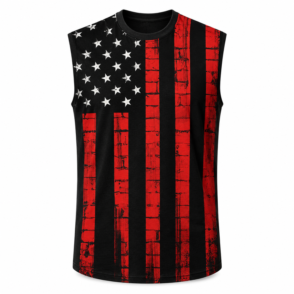 Mens Patriot Edge Muscle Tank