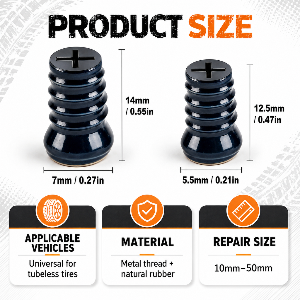 Emergency Tire Repair Screws