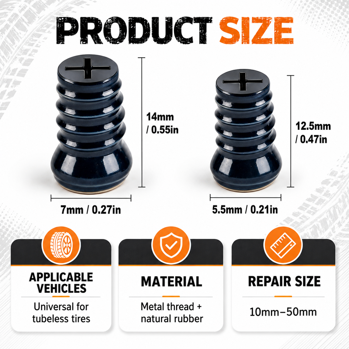 Emergency Tire Repair Screws