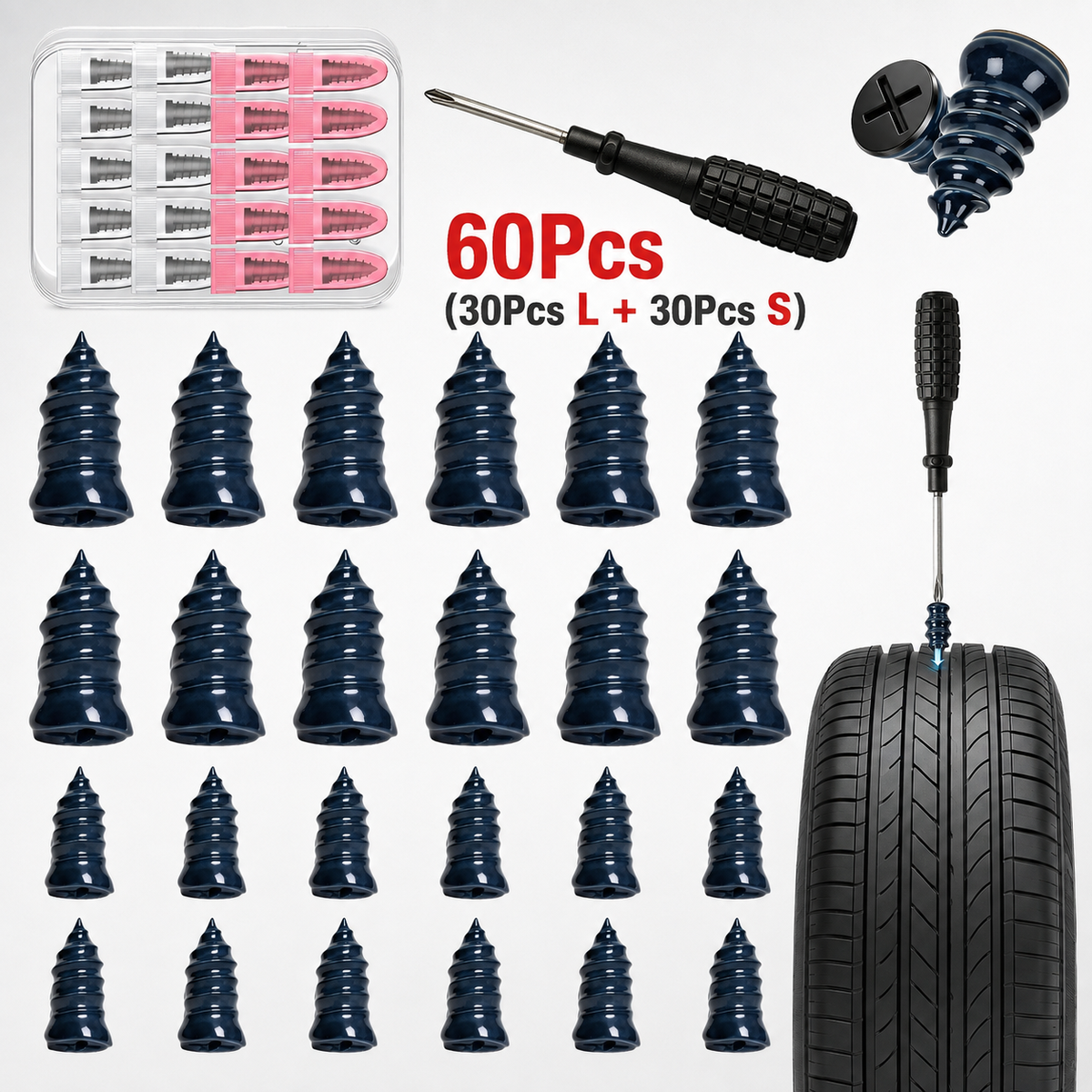 Emergency Tire Repair Screws