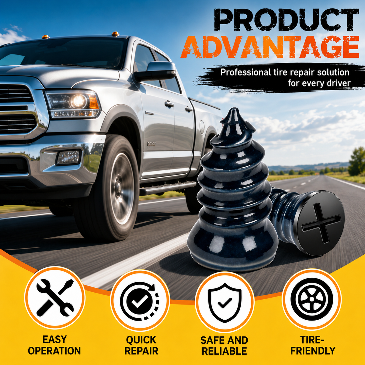 Emergency Tire Repair Screws